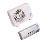 INSEOWI Interactive Tiny Solar Air Conditioners Model Safe ABS Construction Dollhouses and STEM Learning for Kids Solar Powered Toy Air Conditioners