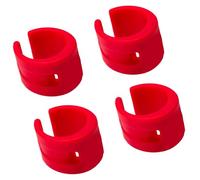 INSEOWI Light Weight Bike Chainstay and Fork Guards for Scratch Quiet Cycling Multiple Color Option Reflective Rubber Rings