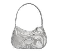 INSEOWI Modern Casual Underarm Handbag Simple Solid Color Multipurpose Single Shoulder Bag Small Armpit Purse for Everyday Wear Shopping Elegant Bag