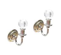 INSEOWI Sturdy Metal And Actylic Crystal Wall Lamps Accessory For 1 12 Dollhouses Enhances Any Room With Elegant Daily Use Miniature Home Decoration