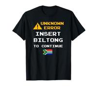 Insert Biltong Retro Funny Error South Africa Braai Dad Joke T-Shirt