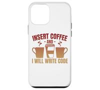 Insert Coffee And I Will Write Code Coder Case for iPhone 12 mini