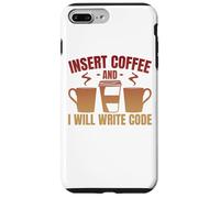 Insert Coffee And I Will Write Code Coder Case for iPhone 7 Plus/8 Plus