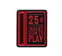 Insert Coin To Play 25c Pin Badge