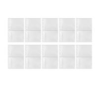 Insert Folder Sleeves,10 Pieces Document File - 6 Hole Binder Pockets | for Tax Documents Invoice Project Reports Photographs Cards