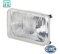 HELLA 1AB 003 177-791 Halogen-Insert, headlight - 24V - rectangular - Reference number: 12.5 - Fitting - Lens Colour: Crystal clear - Plug: Blade Terminal - left/right - Quantity: 1