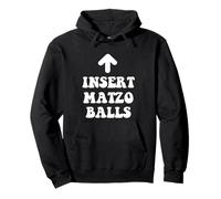 Insert Matzo Balls Jewish Deli Lovers Passover Matzo Ball Pullover Hoodie