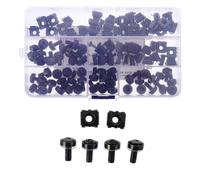 Insert Nuts Screws with M5 Carbon Steel Cage Nuts M5x16 50pcs