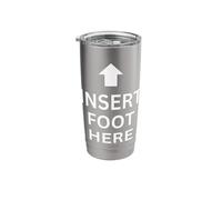 Insert Tacos Here Funny Food Lover Design for Tacos Fans Stainless Steel Insulated Tumbler