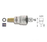 HAZET 8802-T25 Screwdriver Socket Set Torx Profile - CVD-Tin Coated | 8802-T25 Socket