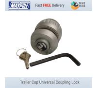 INSERTABLE COUPLING CARAVAN TRAILER COP UNIVERSAL SECURITY HITCH LOCK HITCHLOCK