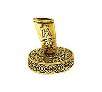 Insertion Pen Holder Metal Round for Feather Quill Dip Pens School Office Supplies Stationery 1 Piece for Home Office(Color-03)