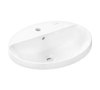Inset Basin Hansgrohe Xuniva D Oval 1 hole 550x450x130 mm White