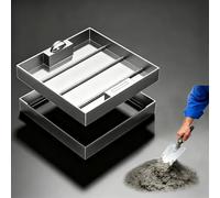 Inset Stealth Manhole Cover and Base, Customizable Driveway Sewage Basin Cover with Hidden Handles, Indoor Stainless Steel Inspection Chamber Lid(120x60x5cm/47.2x23.6x2in)