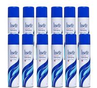 Insette Extra Hold Hairspray 300ML - Strong Hold Styling Spray for Long-Lasting Hairstyles, Humidity-Resistant, Easy Brush-Out, Lightweight Finish for All Hair Types, pack of 12