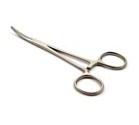 INSGB® - New 5" Fishing Hemostat Locking Clamps Forceps Stainless Steel Curved Tip
