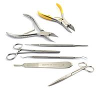 INSGB Podiatry Foot Care Toenail Nippers Cutter Clippers Podiatrist Surgery Kit Pedi