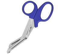 INSGB Tuff Cut Scissors Tough Shears First Aid Nurse Paramedic Emergency EMT (Large, Blue)