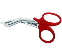 INSGB® - Tuff Cut Scissors Tough Shears First Aid Nurse Paramedic Emergency EMT (Large, Red)