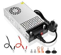 inShareplus Upgrade SMPS 12V 40A 480W DC Switching Power Supply, 240V AC to 12 Volt DC Converter and Transformer with UK Plug, LED Driver, Adapter for LED Strip Lights, 3D Printer, Computer Projects