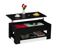 Inside Coffee Table Lift Function Living Room Sofa Storage Space Industrial Look