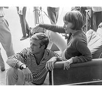 Inside Daisy Clover Man wearing a Stripe Top with a Woman Photo Print (8 x 10)