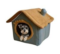 Inside Dog House Warm Folding Removable Washable Mat Pet Cave