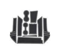inside door Car Door Groove Mat Liner Dust-proof Rubber Cup Pad Storage Cover Accessories For Audi A3 8Y 2021-2023 (Color : Black)