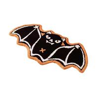 Inside Door Mat Happy Halloween Rug Shaped Area Rug, Soft Mat for Front Door Living Bedroom Bathroom, Decorative, Gothic Halloween, White/Purple 27. 5 x 55 inch Rugs Living (C, 40x60cm)