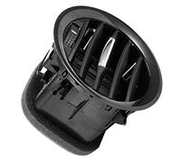Inside Heater Air Vent Nozzle Grille Gloss Black with Chrome Grip 13203702 13365425 Fit for Corsa D 2006-2014 Interior Heater A/C Air Vent Cover Outlet Grille Round Louvered Dash Vent