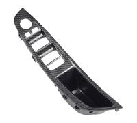 Inside Interior Handle For 5 Series F10 F11 F18 Door Handle Carbon Fiber Pattern RHD LHD Inner Panel Pull Trim Cover(Rhd-carbon-1pcs)