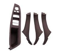 Inside Interior Handle For 5 Series F10 F11 Gray Beige Black Car Inner Panel Pull Trim Cover LHD(Mocha)