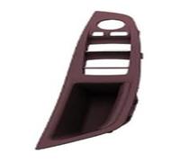 Inside Interior Handle For 5 Series F10 F11 Gray Beige Black Car Inner Panel Pull Trim Cover LHD(Red Wine 1)