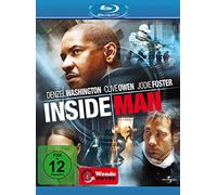Inside Man (Blu-ray) Denzel Washington Clive Owen Jodie Foster Willem Dafoe