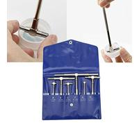 Inside Micrometer Bore,6Pcs/Set Telescopic Gauge 8-150mm Adjustable Inner Diameter Gauge Micrometer Measuring Tools