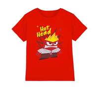 Inside Out 2 Anger Unisex Kids T Shirt, Red, 3-4 Years