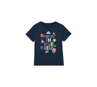Inside Out 2 Believe in Yourself Unisex Kids T Shirt, Navy, 7-8 Years