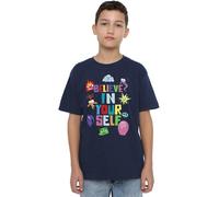 Inside Out 2 Believe In Yourself Kids T-Shirt Navy Inside Out Navy 3-4 Years