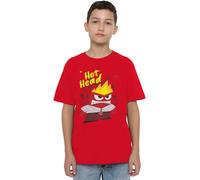 Inside Out 2 Boys Anger Unisex Kids T-Shirt, Red, 7-8 Years UK