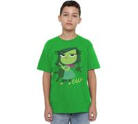 Inside Out 2 Boys Disgust Unisex Kids T-Shirt, Kelly Green, 3-4 Years UK