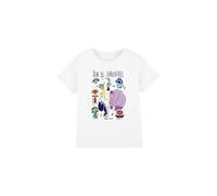 Inside Out 2 in A Mood Unisex Kids T Shirt, White, 5-6 Years