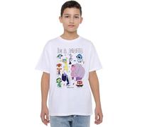 Inside Out 2 in A Mood Unisex Kids T Shirt, White, 5-6 Years