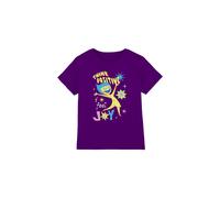 Inside Out 2 Joy Think Positive Kids T-Shirt Purple | Size: 3-4 Years Inside Out Purple 3-4 Years