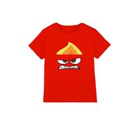Inside Out Disney Anger Face Kids T-Shirt, Red | Size: 7-8 Years Inside Out Red 7-8 Years