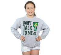 Inside Out Dont Talk To Me Sweatshirt Disney Grey 12-13 Years