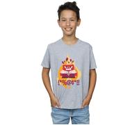 Inside Out Fired Up T-Shirt Disney Grey 5-6 Years
