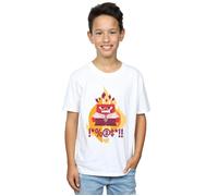 Inside Out Fired Up T-Shirt Disney White 5-6 Years