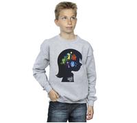 Inside Out Head Silhouette Sweatshirt Disney Grey 9 Years