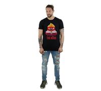 Inside Out Men's The Boss Anger Cotton T-Shirt in Black | Size: Large Inside Out Black L
