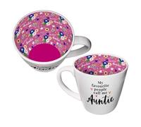 Inside Out My Favourite People Call Me Auntie Mug with Gift Box
